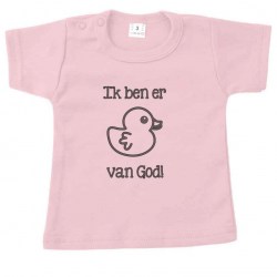 kort shirt roze ikbenervanGod3